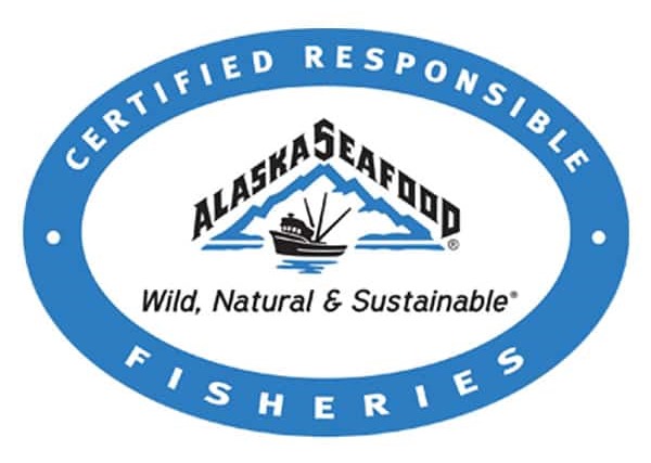 Alaska Seafood Certified Responsible Fisheries mark